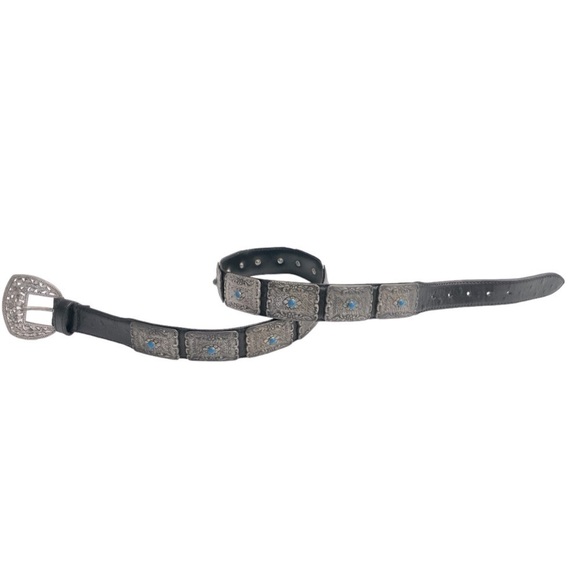 Vintage Nanni Made in Italy metal belt 30 main image 9